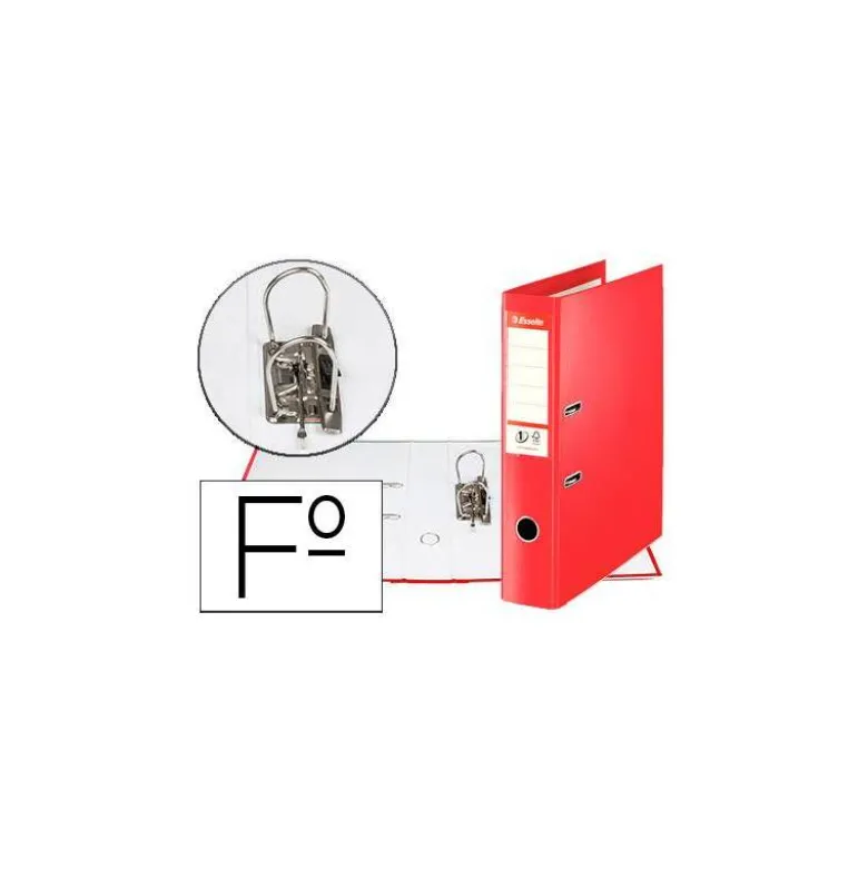 Archivador de Palanca Esselte N1 Polipropileno Folio 75 mm color Rojo