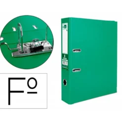 Archivador de palanca Liderpapel Documenta folio color verde