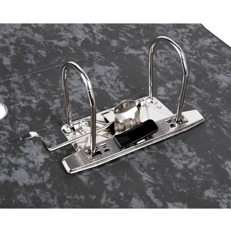 Archivador de palanca Liderpapel Classic Black y Grey 2 Anillas