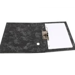 Archivador de palanca Liderpapel classic blue 2 anillas 75 Mm DIN A4 Color negro Carton entrecolado