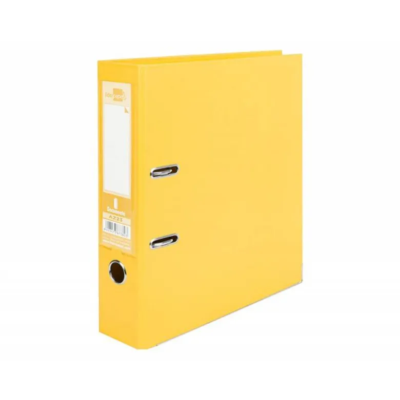 Archivador de palanca Liderpapel Documenta color amarillo