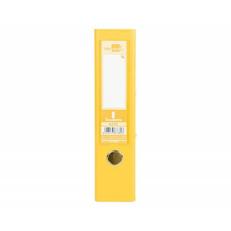 Archivador de palanca Liderpapel Documenta color amarillo