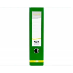 Archivador de palanca liderpapel Din A4 color system forrado sin rado lomo 80mm verde compresor metalico
