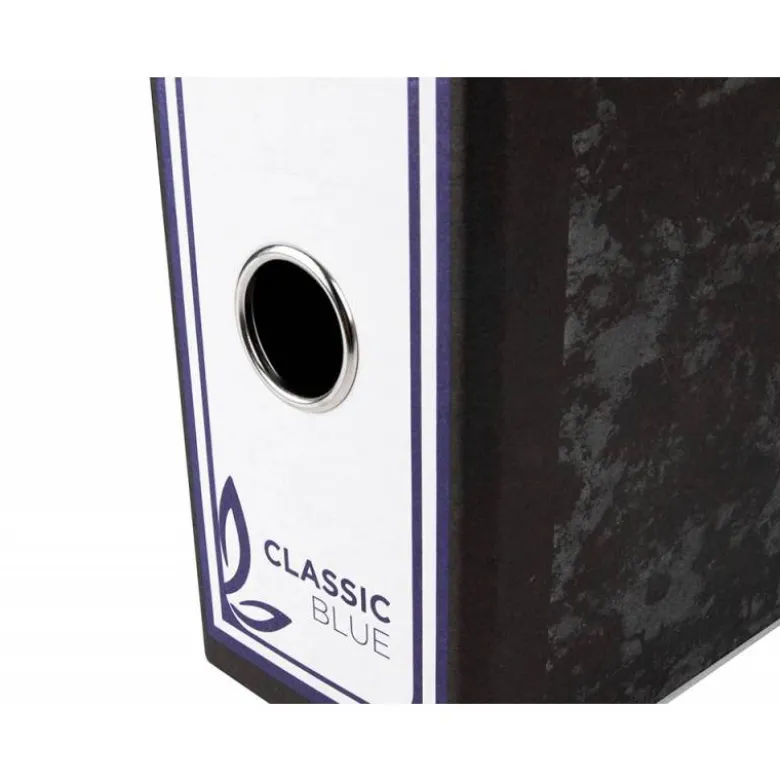 Archivador de palanca Liderpapel Classic Blue cuarto apaisado