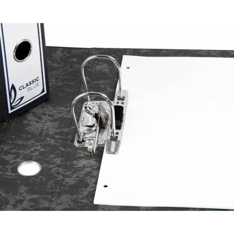 Archivador de palanca Liderpapel Classic Blue cuarto apaisado