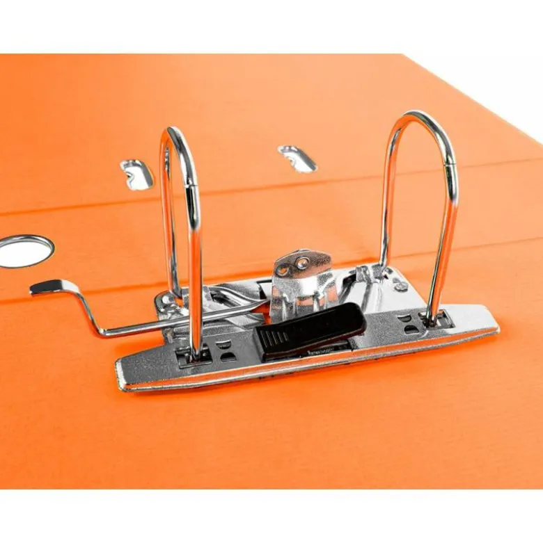 Archivador de palanca Liderpapel Documenta folio color naranja