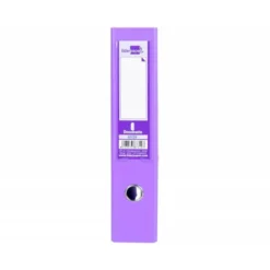 Archivador de palanca Liderpapel folio color lila lomo 75mm