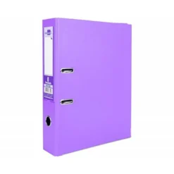 Archivador de palanca Liderpapel folio color lila lomo 75mm