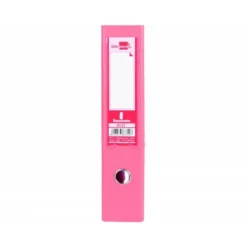 Archivador de palanca Liderpapel folio color rosa lomo 75mm