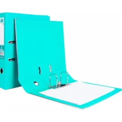 Archivador de palanca Liderpapel folio color verde claro lomo 75mm