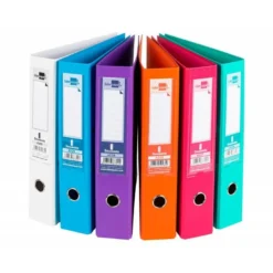 Archivador de palanca Liderpapel Documenta Folio Lomo 75 mm colores Surtidos Trending
