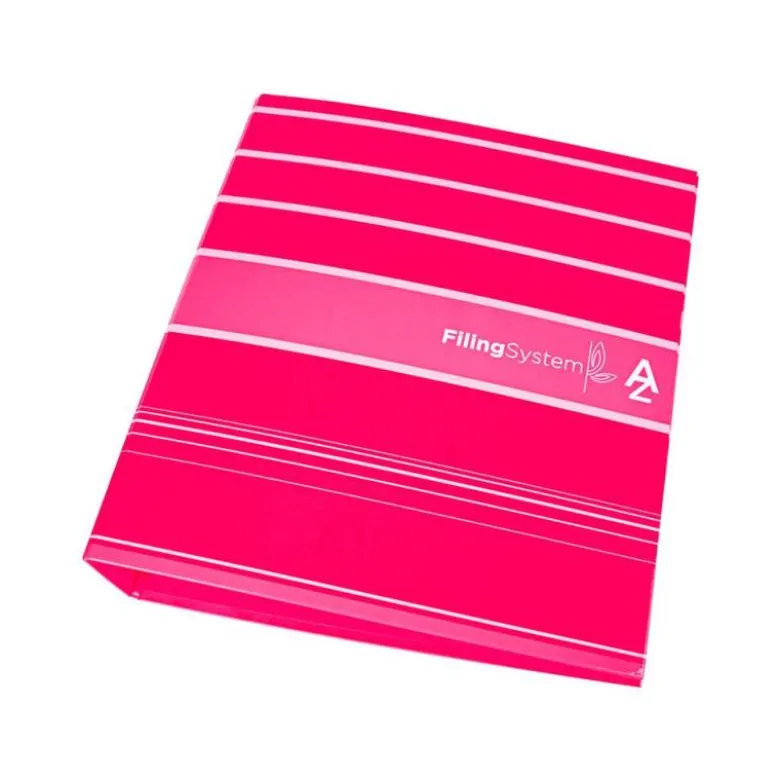 Archivador de palanca Liderpapel Filing System con caja A4 Lomo 80 mm color Rosa