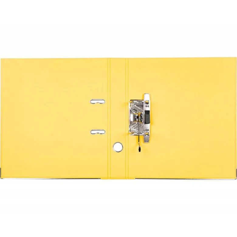 Archivador de palanca marca Liderpapel Documenta color amarillo 52 mm