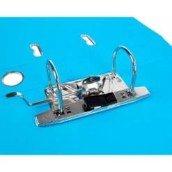 Archivador de palanca marca Liderpapel A4 celeste compresor metalico