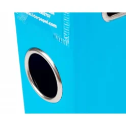 Archivador de palanca marca Liderpapel A4 celeste compresor metalico