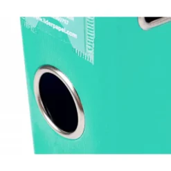 Archivador de palanca marca Liderpapel A4 verde claro compresor metalico