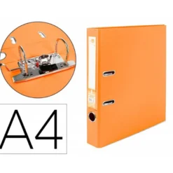 Archivador de palanca 52 mm Liderpapel Din A4 color naranja