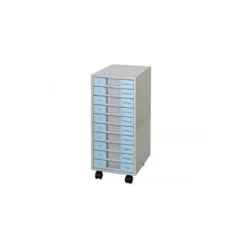 Archivador movil Clen metalico 10 cajones color Gris