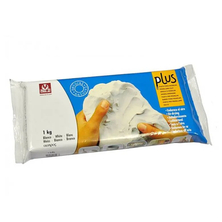 Arcilla Sio-2 Plus color blanco 1000 gr