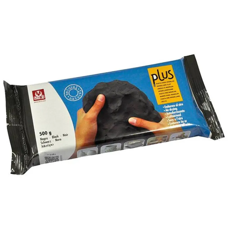 Arcilla Sio-2 Plus color negro 500 gr