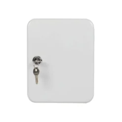 Armario portallaves chapa de acero Q-Connect 20 llaves 275x200x60 mm Gris