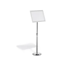 ATRIL DE SUELO DURABLE MARCO ALUMINIO DIN A3 VERTICAL / HORIZONTAL ALTURA AJUSTABLE 86 A 129 CM