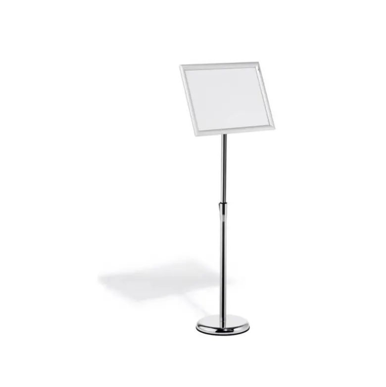 ATRIL DE SUELO DURABLE MARCO ALUMINIO DIN A3 VERTICAL / HORIZONTAL ALTURA AJUSTABLE 86 A 129 CM