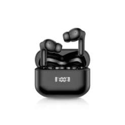AURICULAR DAEWOO TWS BLUETOOTH 5.4 USB TIPO-C CANCELACION DE RUIDO CON ESTUCHE DE CARGA 450MAH COLOR NEGRO
