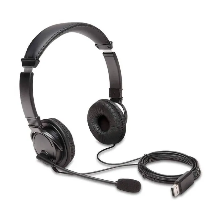 AURICULAR KENSINGTON HI-FI CON MICROFONO USB CABLE 180 CM