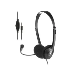 AURICULAR NGS HEADSET MS103 MAX CON MICROFONO Y CONTROL DE VOLUMEN LONGITUD CABLE 1,5 MT COLOR NEGRO