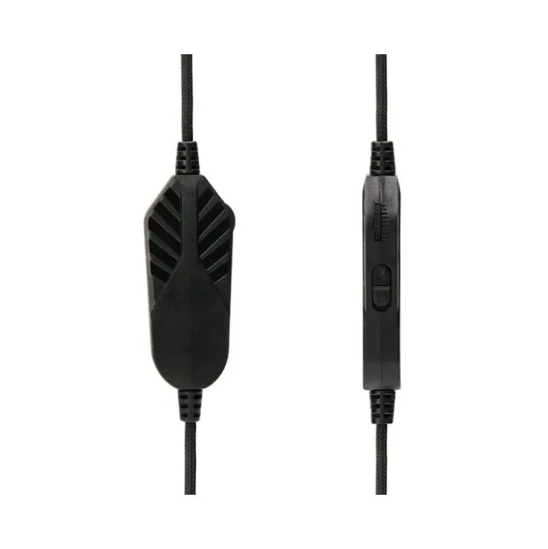AURICULAR Q-CONNECT GAMING CON MICROFONO AJUSTABLE E ILUMINACION LED COLOR NEGRO