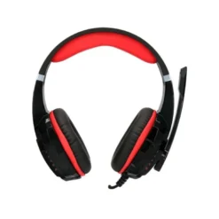 AURICULAR Q-CONNECT GAMING CON MICROFONO AJUSTABLE E ILUMINACION LED COLOR NEGRO
