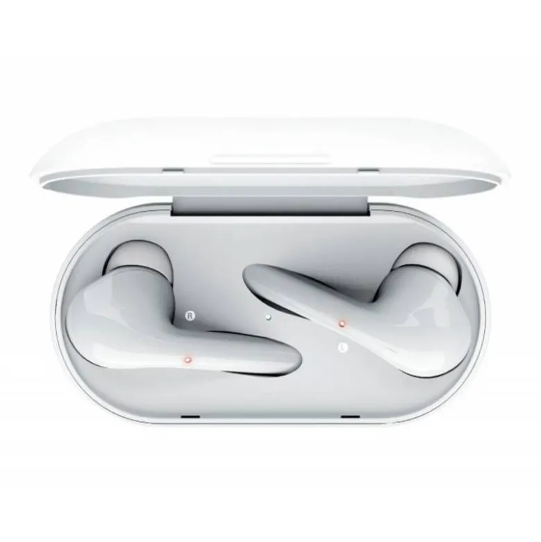 AURICULAR TRUST NIKA INALAMBRICO BLUETOOTH CON ESTUCHE DE CARGA COLOR BLANCO