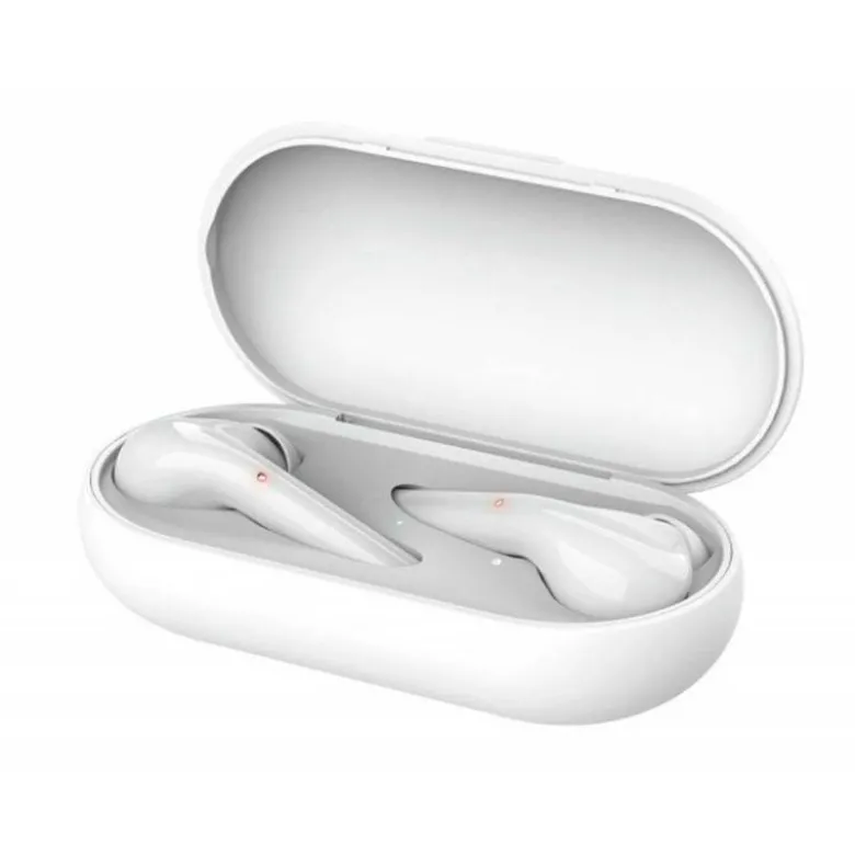 AURICULAR TRUST NIKA INALAMBRICO BLUETOOTH CON ESTUCHE DE CARGA COLOR BLANCO