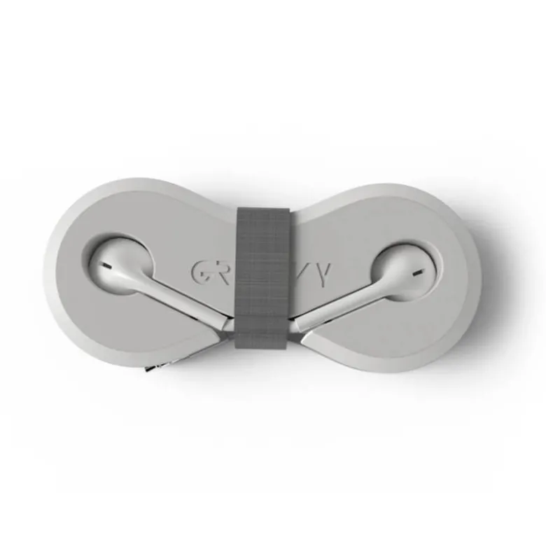 AURICULARES GROOVY CON MICROFONO Y ESTUCHE CONECTOR JACK 3,5 MM COLOR BLANCO