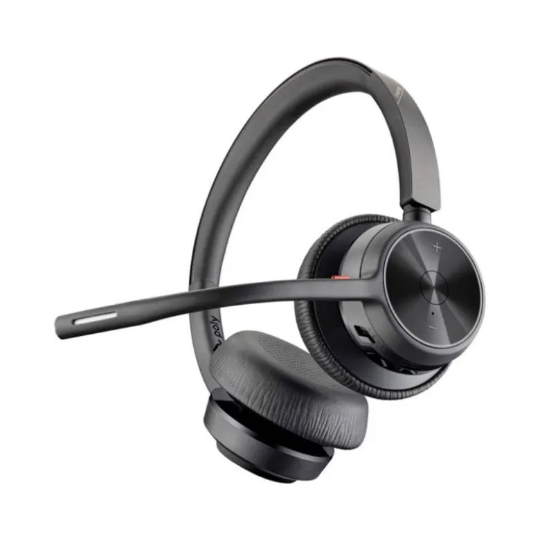 AURICULARES POLY INALAMBRICO VOYAGER 4320 STEREO USB-A BT700 + ADAPTADOR BT700A +SOPORTE DE CARGA