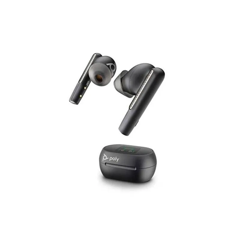 AURICULARES POLY INALAMBRICOS POLY VOYAGER FREE 60+ UC + ADAPTADOR BT700 USB-C + ESTUCHE DE CARGA CON PANTALLA TACTIL