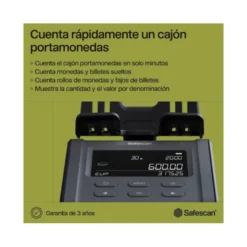 Balanza contadora de Monedas y Billetes marca Safescan 6165