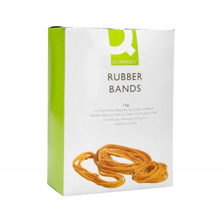 Bandas elasticas N 18 Q-connect 1000 gr 180 x 16 mm