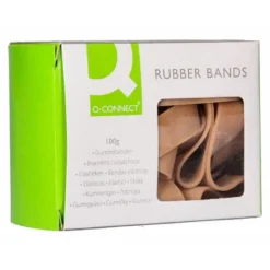 BANDAS ELASTICAS Q-CONNECT 100 GR 70X5 MM NUMERO 7