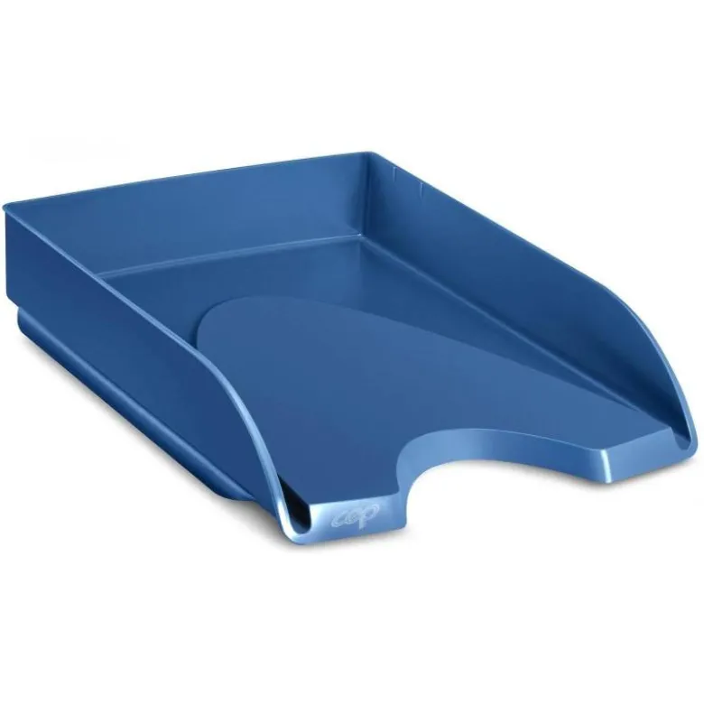 BANDEJA DE SOBREMESA CEP RIVIERA PLASTICO COLOR AZUL PORCELANA 348X257X66 MM