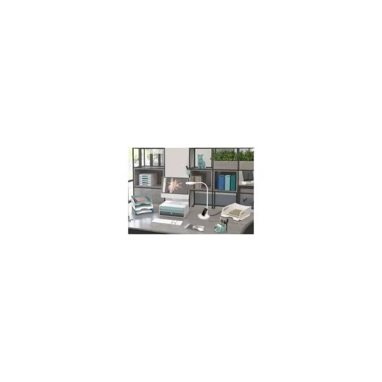 BANDEJA DE SOBREMESA CEP RIVIERA PLASTICO COLOR VERDE 348X257X66 MM
