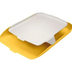 BANDEJA ORGANIZADORA LEITZ PLASTICO COLOR AMARILLO
