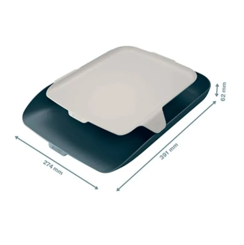 BANDEJA ORGANIZADORA LEITZ PLASTICO COLOR GRIS