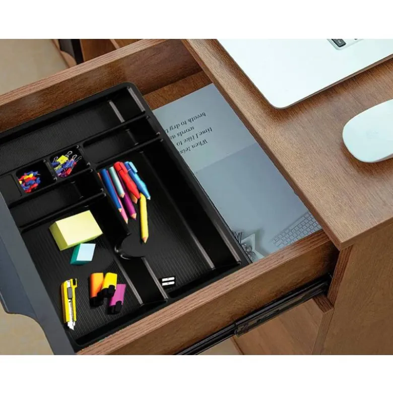 BANDEJA ORGANIZADORA Q-CONNECT DE CAJONES COLOR NEGRO 364X225X21 MM
