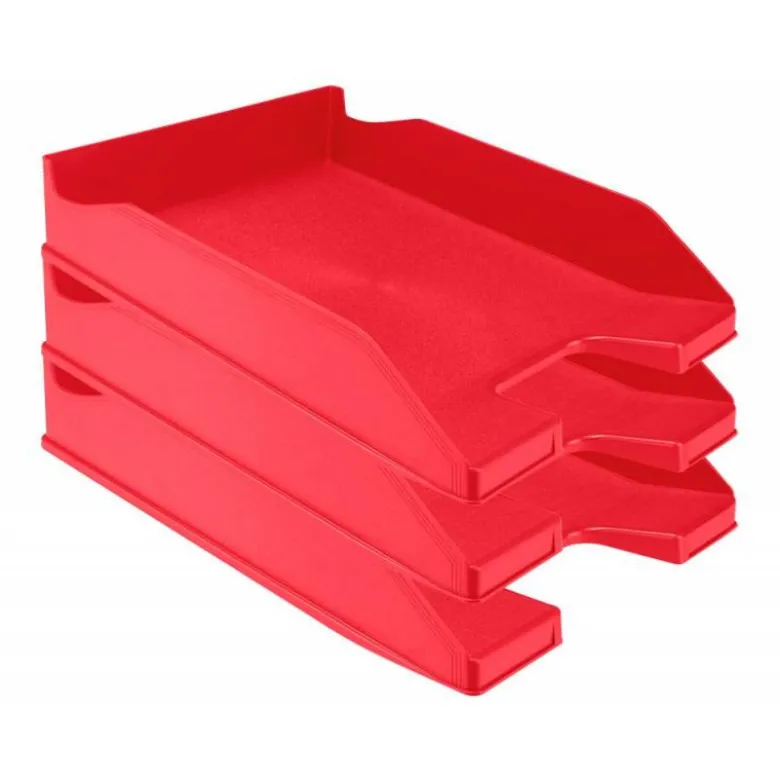 Bandejas apilables sobremesa plastico Q-Connect