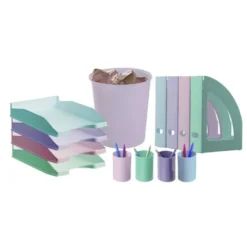 BANDEJA SOBREMESA ARCHIVO 2000 ECOGREEN PLASTICO 100% RECICLADO APILABLE FORMATOS DIN A4 Y FOLIO COLOR VERDE