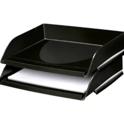 Bandeja sobremesa Cep plastico negra greenspirit plastico 348x257x66 mm practica