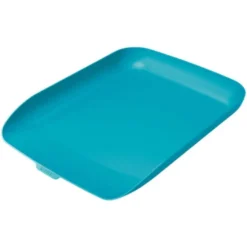 BANDEJA SOBREMESA LEITZ PLASTICO COLOR AZUL