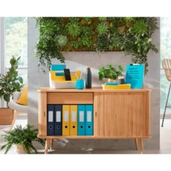BANDEJA SOBREMESA LEITZ PLASTICO SET DE 2 UNIDADES COLOR GRIS